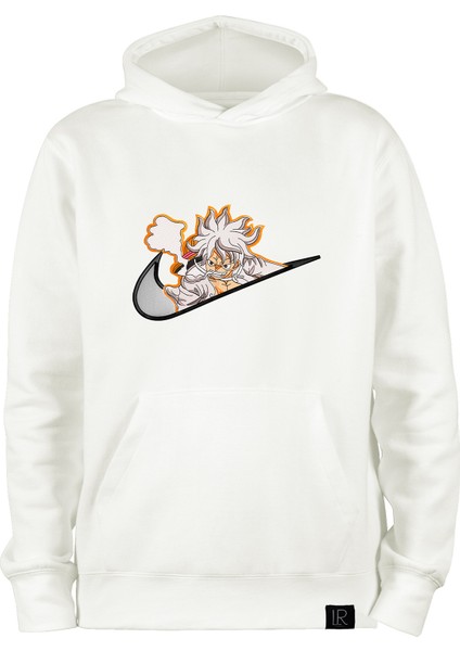 One Piece Hoodie Luffy Gear 5 Kapüşonlu Sweatshirt Pamuklu Unisex Oversize Beyaz Hoodie Anime Sweat