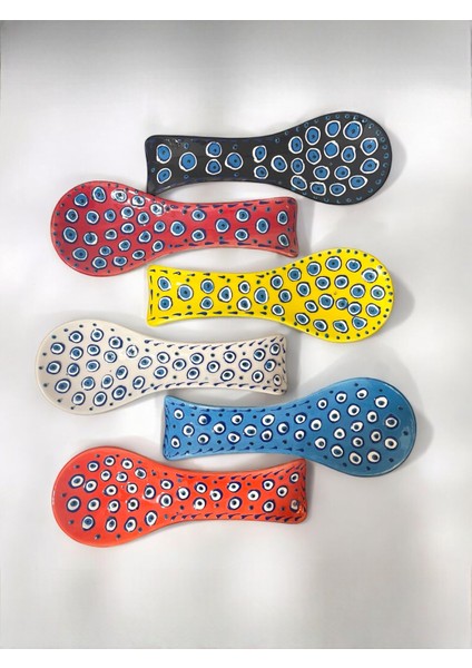 Dekoratif Tasarım Kirli Kaşık Altlığı, Kepçe Altlığı, Çini / Seramik Tamamen El Yapımı fiyatları