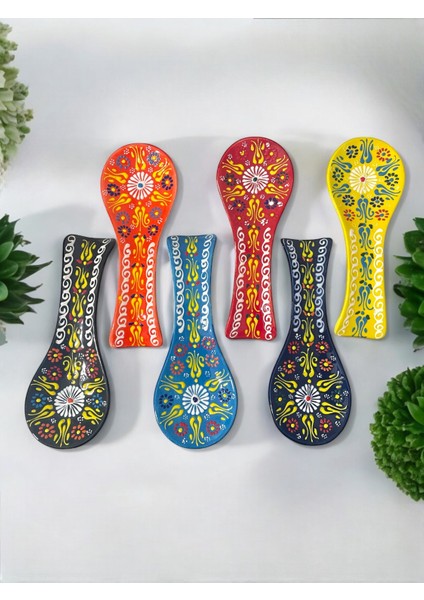 Dekoratif Tasarım Kirli Kaşık Altlığı, Kepçe Altlığı, Çini / Seramik Tamamen El Yapımı fiyatları