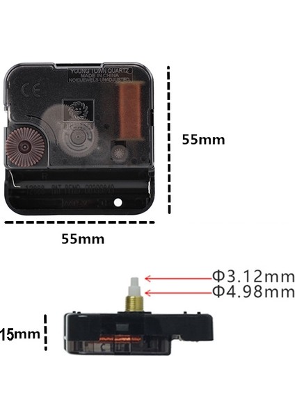 Duvar Saati Mekanizması Sessiz 720919
