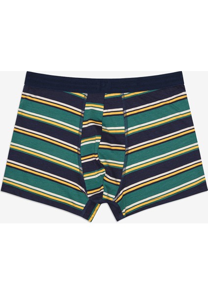 Pointed Stripe 3lü Çok Renkli Boxer