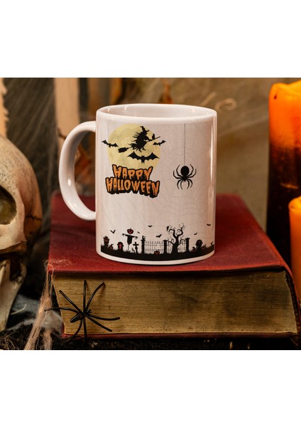 31 Ekim Cadılar Bayramı Trick Or Treat Happy Halloween Hediyelik Baskılı Kupa Bardak