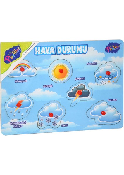 Ahşap Tutmalı Hava Durumu Puzzle