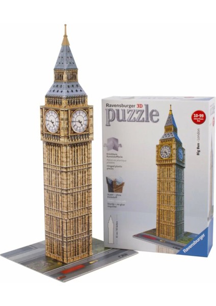 Big Ben Saat Kulesi 3D Puzzle