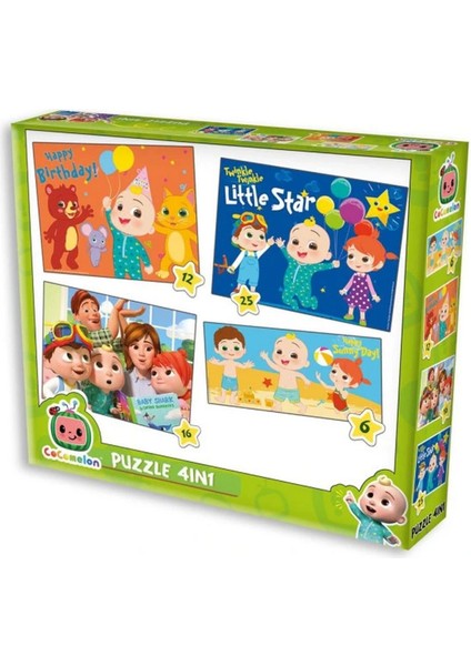 4 In 1 Puzzle Seti Eğlenceli ve Eğitici