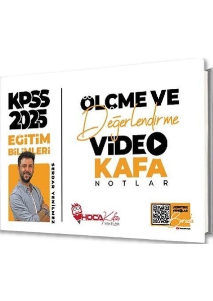 2025 KPSS Eğitim Bilimleri Ölçme ve Değerlendirme Video Kafa Notlar Hoca Kafası