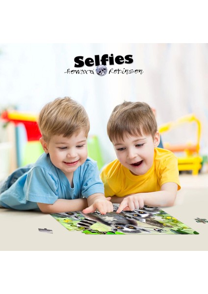 - Lemur Pelüş ve Selfie 48 Parça Puzzle 15801