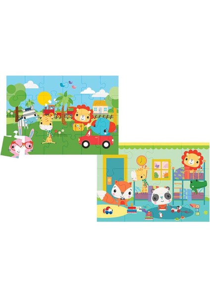 Fisher Price Baby Railway & Bedtime 2’si 1 Arada Puzzle