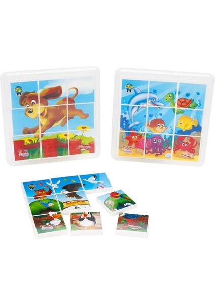 Animal Serisi Puzzle 9 Parça