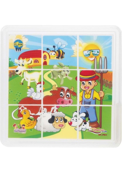 Animal Serisi Puzzle 9 Parça