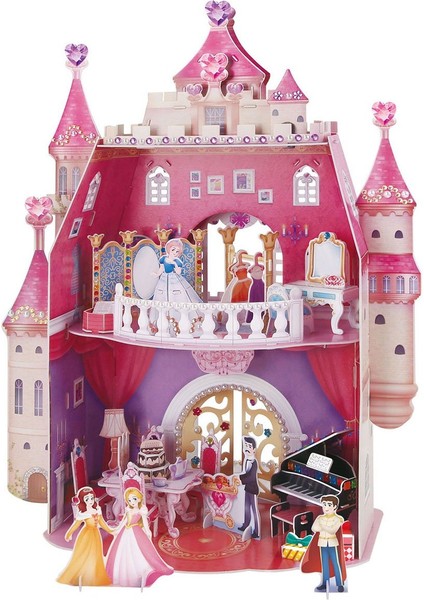Cubicfun Prenses Doğumgünü Şatosu 3D Puzzle