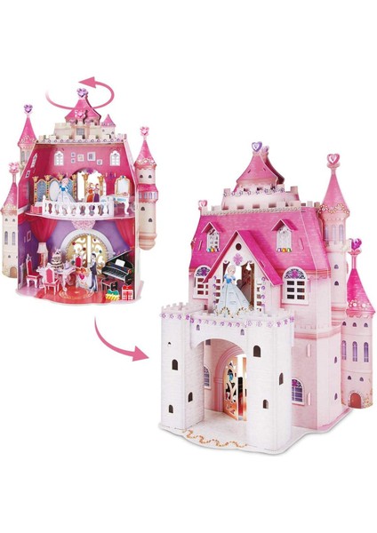 Cubicfun Prenses Doğumgünü Şatosu 3D Puzzle