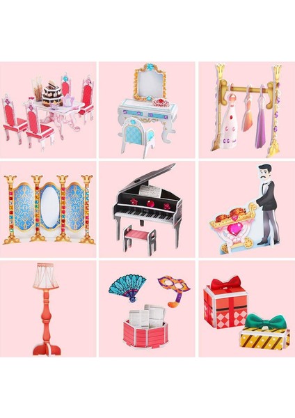 Cubicfun Prenses Doğumgünü Şatosu 3D Puzzle