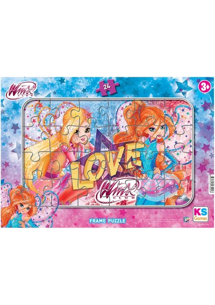 Winx 24 Parça Frame Puzzle
