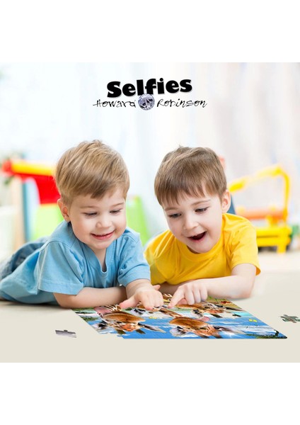 - Zürafa Pelüş ve Selfie 48 Parça Puzzle 15802