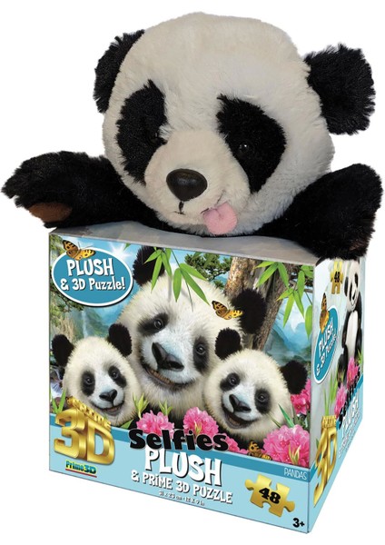 - Panda Pelüş ve Selfie 48 Parça Puzzle 15800