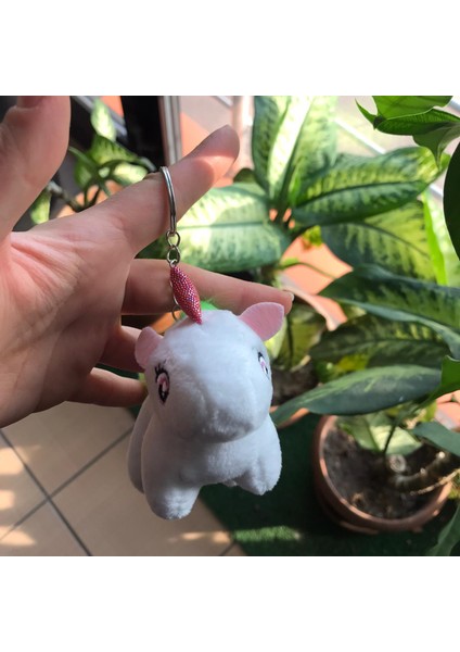 Sevimli Unicorn Peluş Anahtarlık Çanta ve Cüzdan Aksesuarı Bff Sevgili Hediyelik