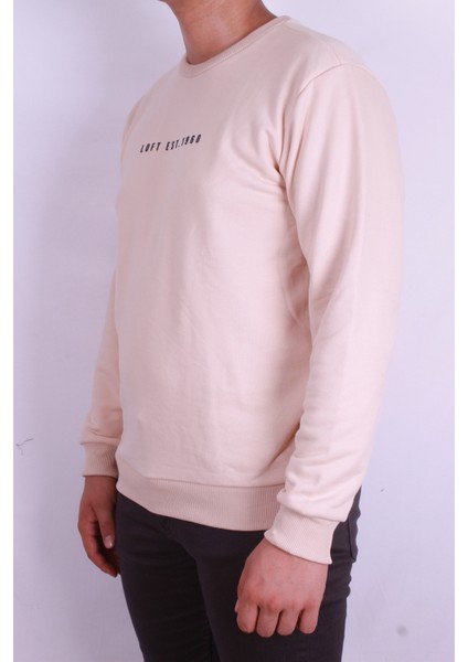 Erkek Sweatshirt Ekru LF2037100