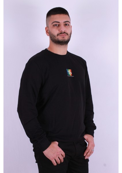 Erkek Sweatshirt Siyah 5124 fiyatları