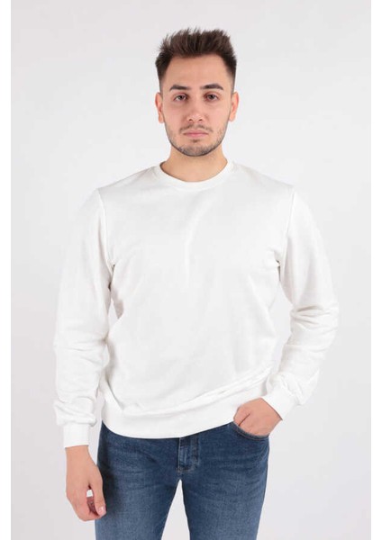 Erkek Sweatshirt Açık Mavi 5610