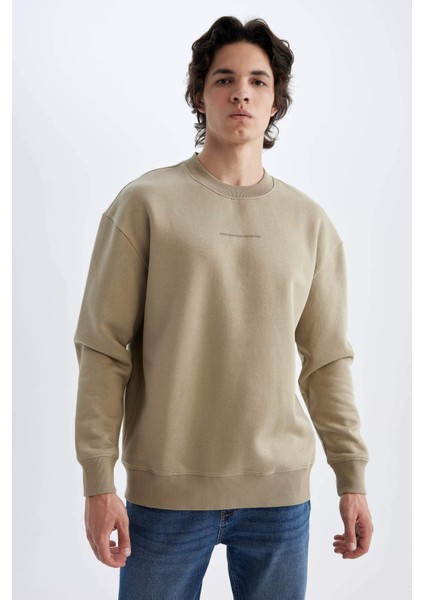 Erkek Bej Sweat - X8282AZ/BG311 fiyatları