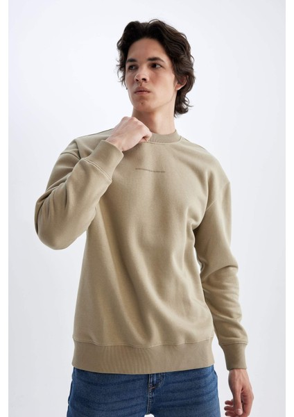 Erkek Bej Sweat - X8282AZ/BG311 modelleri