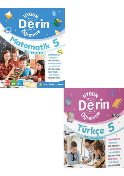 5.sınıf Matematik + Türkçe Derin Öğrenme Soru Bankası