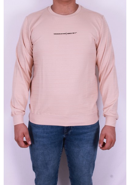 Erkek Bej Sweatshirt - 25KSS9000002