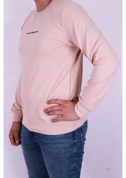 Erkek Bej Sweatshirt - 25KSS9000002