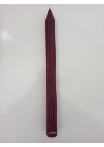 Bordo Şamdan Soya Mumu