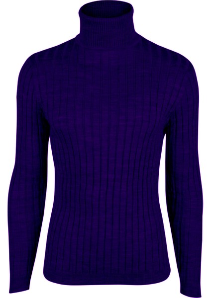 Fitilli Balıkçı Trender Erkek Kazak 6619 Indigo