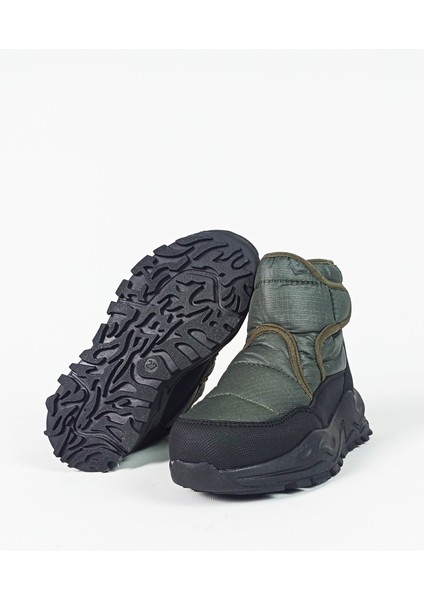 Haki Renk Cırtlı Polarlı Iç Malzeme Termo Taban Çocuk Bot fırsatları