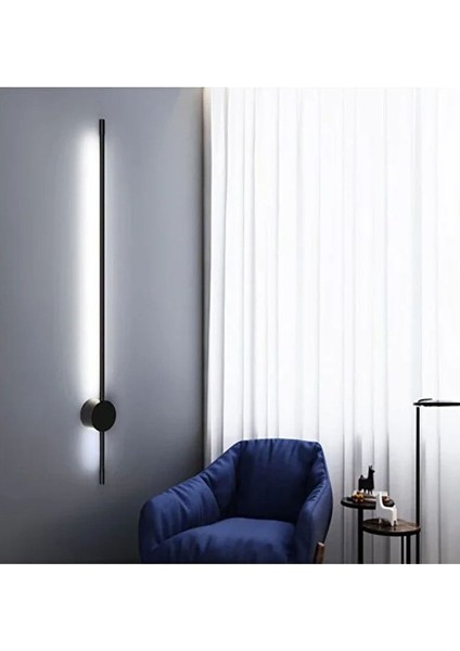 Çubuk LED Aplik Modern Dekoratif LED Duvar Aplik 70CM Siyah LED Aplik fiyatları
