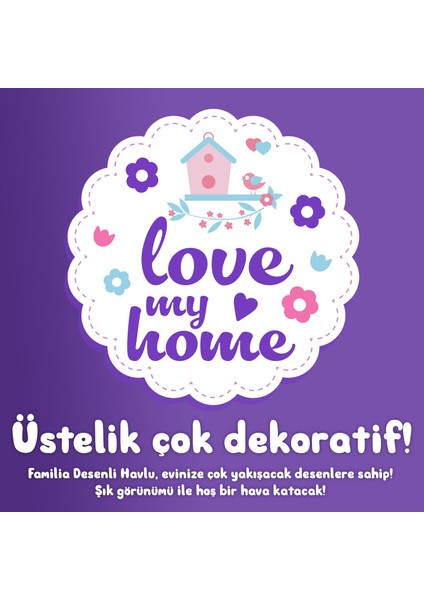 Plus Desenli Kağıt Havlu 24 Rulo (12 Rulo x 2 Paket)