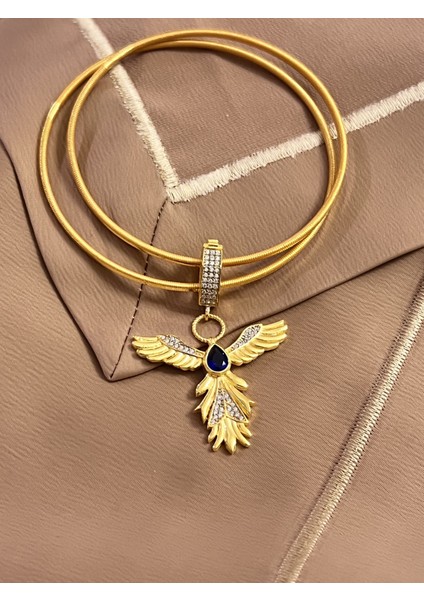 Melek Ajda Iki Adet Bilezik 925 Ayar Gümüş Charm