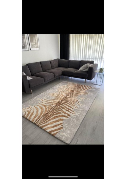 Carpet Cover Yeni Desen Leopar Model Kadife Halı Örtüsü