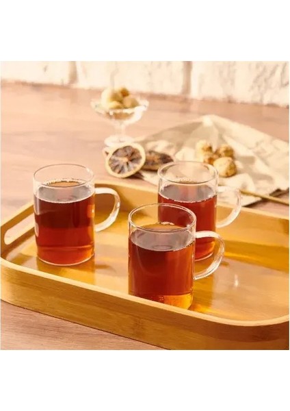 3'lü Cam Kupa 200 ml