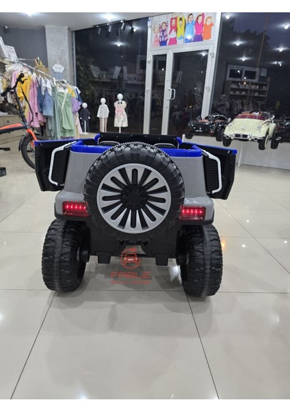 Mercedes Hummer Jeep! 12V, 4x4, Kauçuk Lastik, Kumandalı, LED Tasarım, Deri Koltuk, Beşik Modu