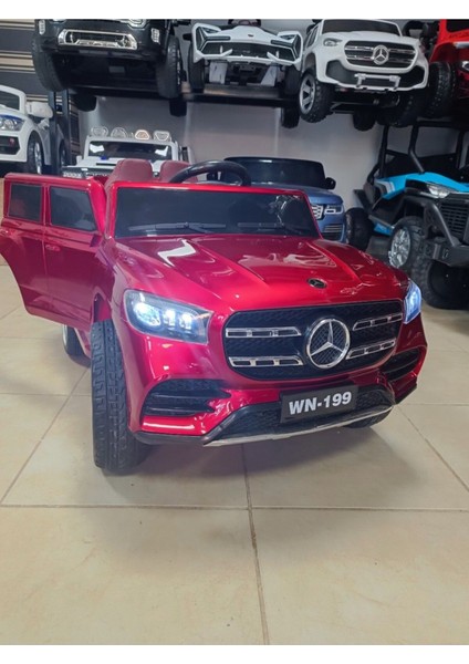 Mercedes WN-199! 12V, 4x4, Yumuşak Lastik, Uzaktan Kumandalı,cep Tel Kontrol Özellikli Akülü Araba!