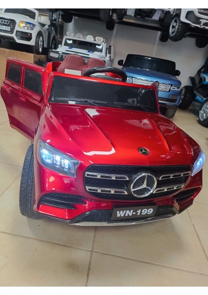 Mercedes WN-199! 12V, 4x4, Yumuşak Lastik, Uzaktan Kumandalı,cep Tel Kontrol Özellikli Akülü Araba!