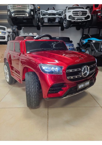 Mercedes WN-199! 12V, 4x4, Yumuşak Lastik, Uzaktan Kumandalı,cep Tel Kontrol Özellikli Akülü Araba!