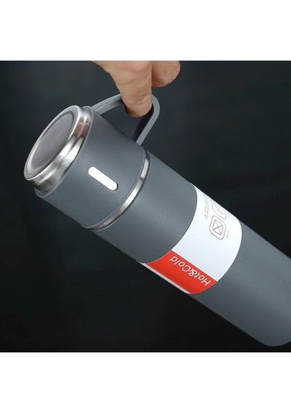 Paslanmaz Çelik Bardaklı Termos Seti 500 ml modelleri