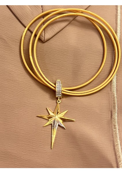 Kutup Yıldızı Model Charm 925 Ayar Gümüş Üç Adet Ajda Bilezik