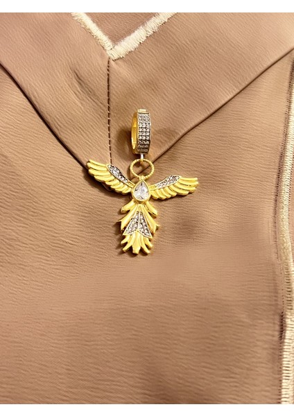 Melek Ajda Bilezik 925 Ayar Gümüş Charm
