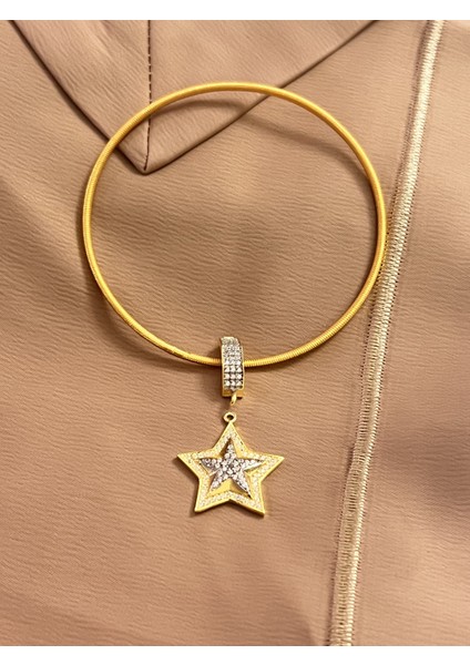 Ajda 925 Ayar Gümüş Charm Bilezik