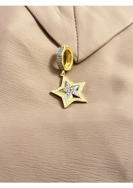 Kutup Yıldızı Ajda Bilezik 925 Ayar Gümüş Charm