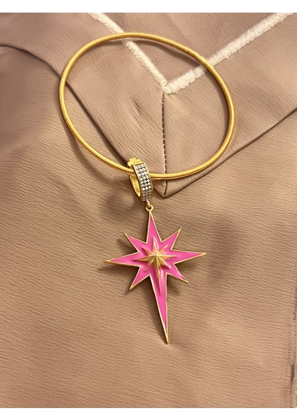 Kutup Yıldızı 925 Ayar Gümüş Ajda Bilezik