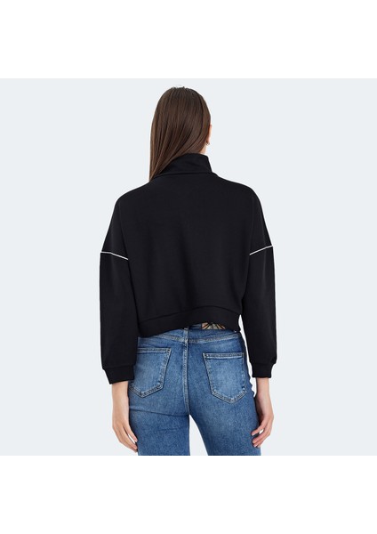 VALENCIA Kadın Oversize Sweatshirt Siyah fiyatları