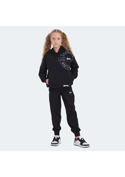 LISEY Unisex Çocuk Eşofman Takımı Siyah