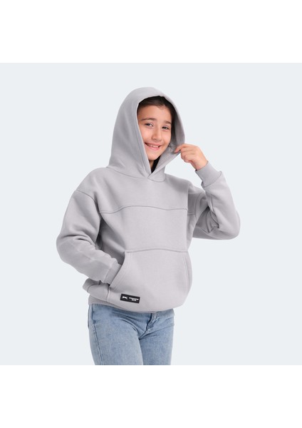 LENE Unisex Çocuk Sweatshirt Taş Gri modelleri